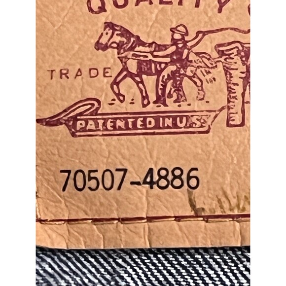 Vtg Levi's Jean Jacket Mens XL Denim 90s 70507 Made In Mexico Trucker Med Wash - Picture 11 of 16